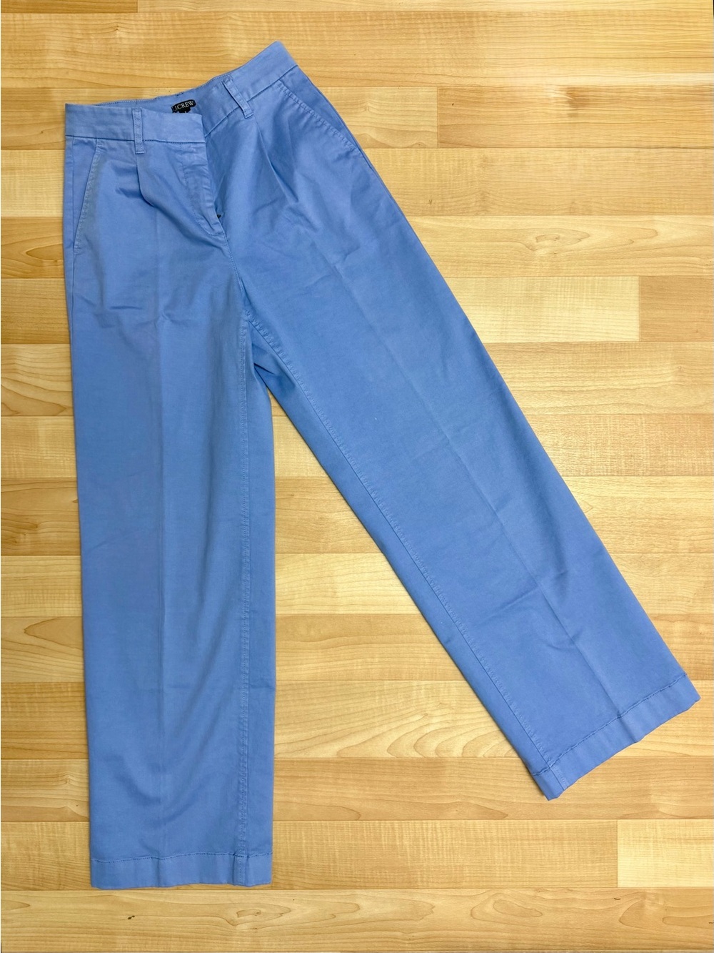 ✨ J.Crew Wide-Leg Pleated Trousers | Size 2 | Periwinkle Blue